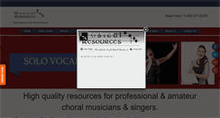 Desktop Screenshot of musical-resources.com